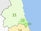 Map northeast England north East England Wikipedia