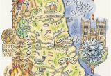 Map northeast England Pinterest