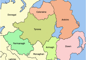 Map northern Ireland Counties Counties Of northern Ireland Wikipedia