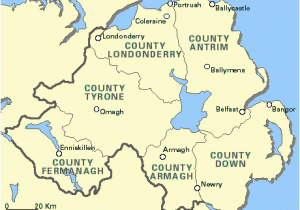 Map northern Ireland Counties northern Ireland Belfast Antrim Armagh Down Fermanagh