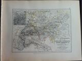 Map northern Italy and Switzerland Map Battle Campaign north Italy Switzerland Italy C1796 Engraved