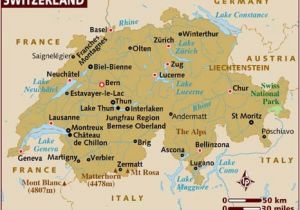 Map northern Italy and Switzerland Map Of Switzerland
