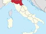 Map northern Italy Cities Emilia Romagna Wikipedia