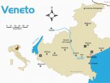 Map northern Italy Cities Veneto Region Of northern Italy tourist Map with Cities