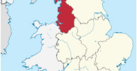Map northwest England north West England Wikipedia