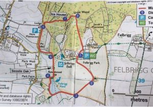 Map norwich England the Circular Walk Route Map Picture Of Felbrigg Hall