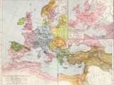 Map Oc Europe A Map Of Europe In 1097 Ad the Time Of the First Crusade