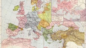 Map Oc Europe A Map Of Europe In 1097 Ad the Time Of the First Crusade