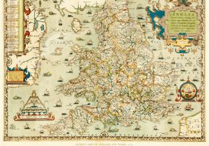 Map Of 16th Century England Antique Map Of England Stock Photos Antique Map Of England