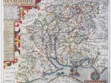 Map Of 16th Century England Hampshire S Maps Sea Serpents and Trains Hampshire