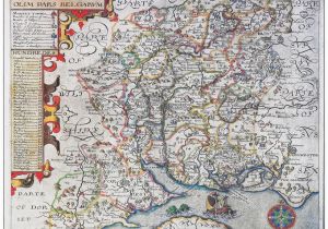 Map Of 16th Century England Hampshire S Maps Sea Serpents and Trains Hampshire