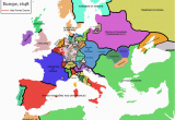 Map Of 17th Century Europe Europe Map 1648 Vestfalsky Mier Wikipedia Zjednodua Na