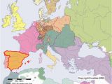 Map Of 1800 Europe Spain On the Map Of Europe