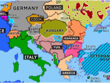 Map Of 1918 Europe Europe without Labels Accurate Maps