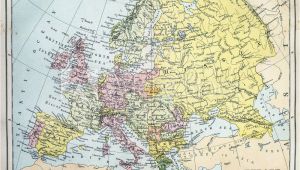 Map Of 19th Century Europe Fotografia Map Of 19th Century Europe Kup Na Posters Pl