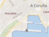 Map Of A Coruna Spain Spain Postal Code 15005 A Corua A Map Cybo
