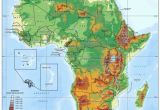 Map Of Africa and Europe with Countries Elevation Map Of Africa Maps Africa African Countries