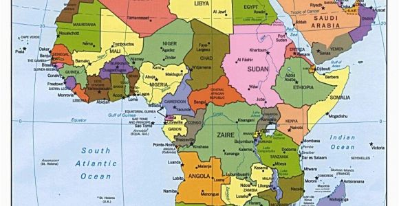 Map Of Africa and Europe with Countries Map Of Africa Update Here is A 2012 Political Map Of