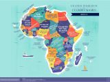 Map Of Africa and Spain World Map the Literal Translation Of Country Names