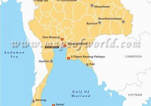 Map Of Airports France Airports In Thailand Maps Thailand Airport Thailand