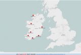 Map Of Airports In Ireland Pinterest