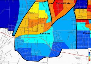 Map Of Akron Ohio Neighborhoods Notes From the Underground Akron Neighborhoods Kenmore