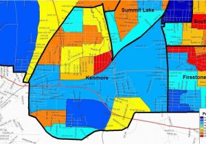 Map Of Akron Ohio Neighborhoods Notes From the Underground Akron Neighborhoods Kenmore