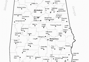 Map Of Alabama Airports Alabama Airport Map Alabama Airports