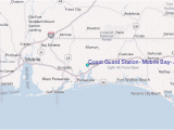 Map Of Alabama Beaches Coast Guard Station Mobile Bay Alabama Tide Station Location Guide