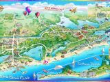 Map Of Alabama Beaches Illustrated Maps Alabama Beach Guide Illustrated Map Maps