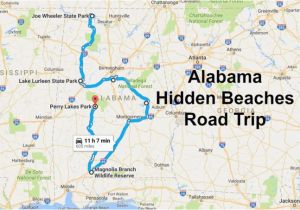 Map Of Alabama Beaches the Alabama Hidden Beaches Road Trip