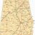 Map Of Alabama by County Alabama Outline Maps and Map Links