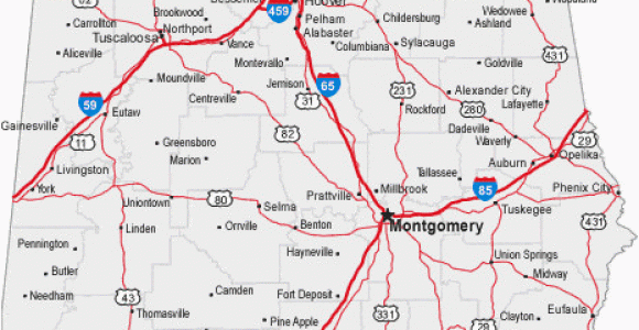 Map Of Alabama Cities and Highways Map Of Alabama Cities Alabama Road Map