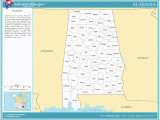 Map Of Alabama Cities and Rivers Printable Maps Reference