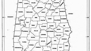 Map Of Alabama Counties 1850 U S County Outline Maps Perry Castaa Eda Map Collection Ut