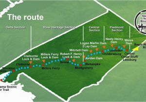 Map Of Alabama River Alabama Scenic River Trail Wikipedia