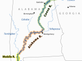Map Of Alabama Rivers Alabama River Wikipedia Map Of Alabama Rivers Alabama River Wikipedia