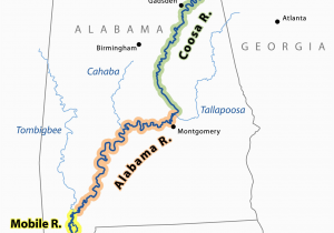 Map Of Alabama Rivers Alabama River Wikipedia