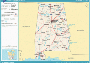 Map Of Alabama Rivers and Creeks Printable Maps Reference