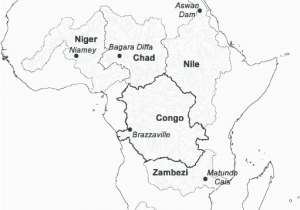 Map Of Alabama Rivers and Streams Map Of Africa Showing the Congo Niger Nile Zambezi orange and