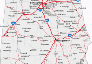 Map Of Alabama Roads and Highways Map Of Alabama Cities Alabama Road Map