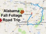 Map Of Alabama Roads This Dreamy Road Trip Will Take You to the Best Fall Foliage In All