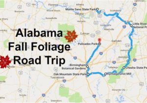 Map Of Alabama Roads This Dreamy Road Trip Will Take You to the Best Fall Foliage In All