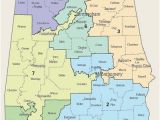 Map Of Alabama with Counties United States Congressional Delegations From Alabama Wikipedia