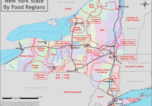 Map Of Albany oregon New York State Food Regions Map All Over Albany