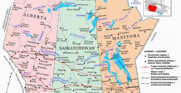 Map Of Alberta Canada and Montana Plan Your Trip with these 20 Maps Of Canada