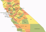 Map Of All California Cities California County Map