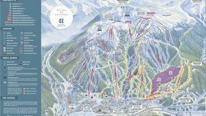 Map Of All Colorado Ski Resorts Copper Mountain Resort Trail Map Onthesnow