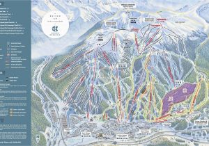 Map Of All Colorado Ski Resorts Copper Mountain Resort Trail Map Onthesnow