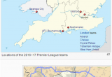 Map Of All England Tennis Club Mapping Out All 20 Premier League Teams Prosoccertalk